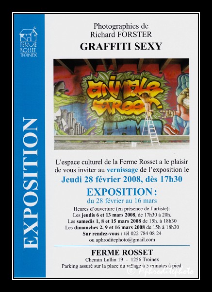 2008 GRAFFITI SEXY Galerie Ferme Rosset